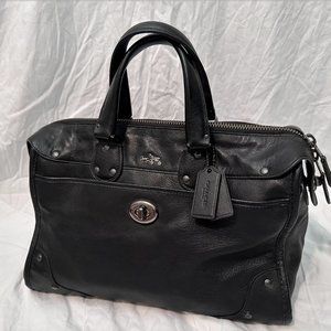 Coach Grain Leather Rhyder Satchel